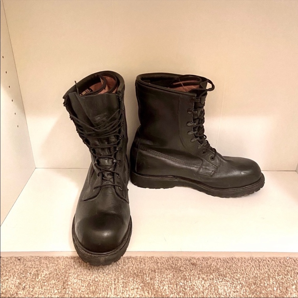 Bates heavy duty vibram sole steel toe boots